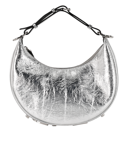 Small Fendigraphy, &pound;1,400, Handbags, Silver, Leather, Front view